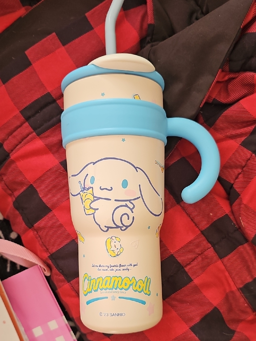 Sanrio Cinnamoroll Travel Cup - Cream & Light Blue
